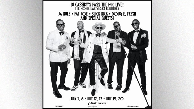 DJ Cassidy's 'Pass The Mic Live!' headed to Vegas with Ja Rule, Fat Joe, Slick Rick & Doug E. Fresh